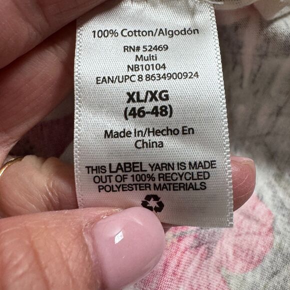 No Boundaries Mens Tee Shirt Floral Aloha Hawaiian Tigers Hibiscus Ti Leaf XL - Picture 15 of 16